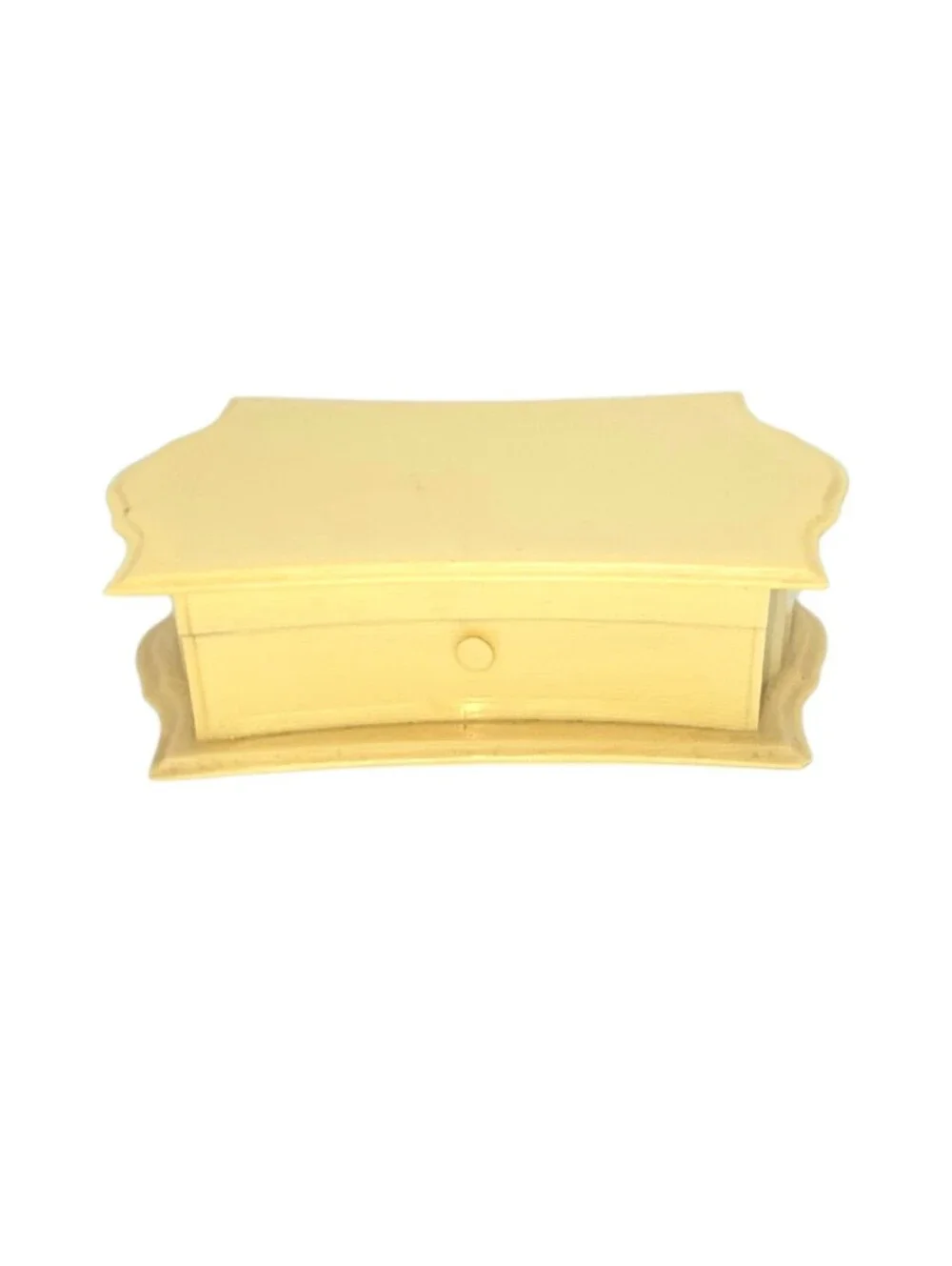 Vintage DuBarry Celluloid Velvet Lined Jewelry Trinket  Vanity Box Art Deco